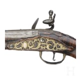 A pair of flintlock pistols by Devillers in Liege, circa 1750