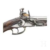 A French flintlock pistol, circa 1760