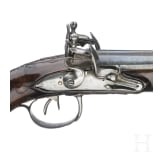 A French double-barreled flintlock pistol, circa 1760