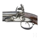 A French double-barreled flintlock pistol, circa 1760