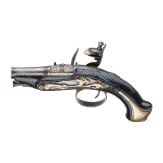 A Italian flintlock muff pistol made by Martinoni circa 1760