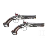 A pair of flintlock pistols, Pr&eacute;voteau Le Jeune, Paris, circa 1780