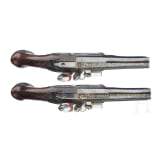 A pair of flintlock pistols, Pr&eacute;voteau Le Jeune, Paris, circa 1780