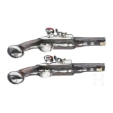 A pair of flintlock pistols, Pr&eacute;voteau Le Jeune, Paris, circa 1780