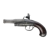 A French flintlock muff pistol circa 1780