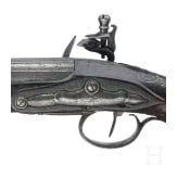 A French flintlock muff pistol circa 1780