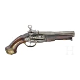A miquelet flintlock pistol, Spain circa 1780