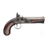 A traveler's flintlock pistol by Rigby in Dublin, circa 1800
