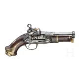 A Spanish miquelet flintlock pistol, circa 1800