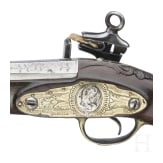 A Spanish miquelet flintlock pistol, circa 1800