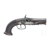 A percussion travelling pistol, Brunon &agrave; Caen, ca. 1810/20