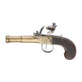A Belgian flintlock pistol, circa 1820