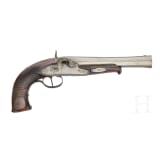A French percussion pistol for officers, circa 1830