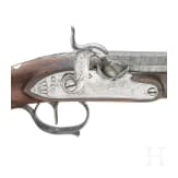 Two French or Belgian officer's pistols, circa 1840