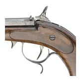 A German cased percussion pistol for indoor shooting, circa 1850