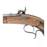 A German percussion pistol, circa 1850