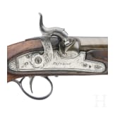 An English percussion pistol by Pattison, circa 1850