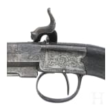 A percussion pistol, J. Blissett London circa 1850