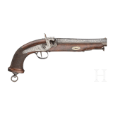 A percussion pistol Eibar circa 1850