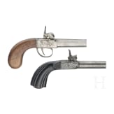 Two percussion pistols, 19th/20th century