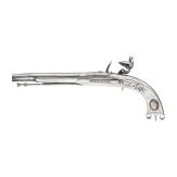 A Scottish all-metal flintlock pistol, 19th/20th century