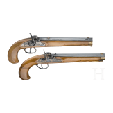 Two percussion pistols, Italian relicas