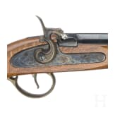 Two percussion pistols, Spanish replicas in cal. .45