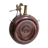A German or Bohemian powder flask, ca. 1680