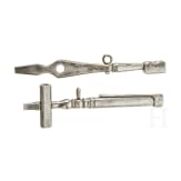 Two German wheellock spanners, 16th/17th century