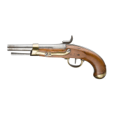 A French "M an 13" cavalry pistol