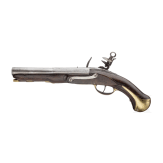 A flintlock pistol, Navy, from the period of King Carlos IV