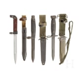 A collection of 19 international bayonets, 19th/20th century