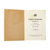 Original swiss manual for the SIG 47/8 pistol (in French)