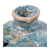 A selcuk pottery oil lamp, 14th - 16th century