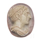 A Hellenistic cameo with bust of a woman, 3rd - 2nd century B.C.