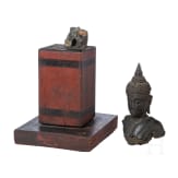 A small Thai Sukhotai Buddha on pedestal, 13th - 15th century