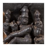 Two Nepalese or North Eastern Indian wooden Hindu reliefs depicting Shiva, early 20th century