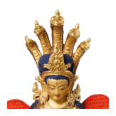 Two Nepalese bronze figures, Naga Kanya and Manjushri, 20th century