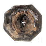 An Indian bronze pillar base, 18th/19th century