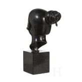 Bronzekopf einer laotischen Frau, Vietnam, 20. Jhdt.