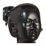 Bronzekopf einer laotischen Frau, Vietnam, 20. Jhdt.