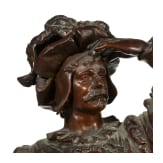 Ein Paar Landsknechtsfiguren, deutsch, Ende 19. Jhdt.