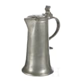 Große Schnabelstitze aus Zinn, München, datiert 1700