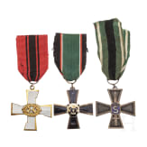 Three awards, 20th century