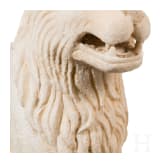 Marmorskulptur eines Löwen, provinzialrömisch, 2. - 3. Jhdt. n. Chr.