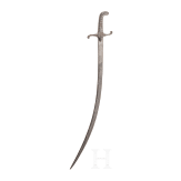 Silbermontierter Shamshir, osmanisch, um 1830