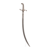 Silbermontierter Shamshir, osmanisch, um 1830