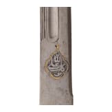 Silbermontierter Shamshir, osmanisch, um 1830