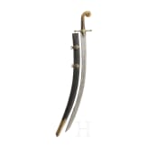 Shamshir mit &auml;lterer persischer Klinge um 1650, osmanisch, 19. Jhdt.