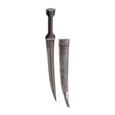 Silbermontierter Kandshar mit Wootz-Klinge, osmanisch, um 1800